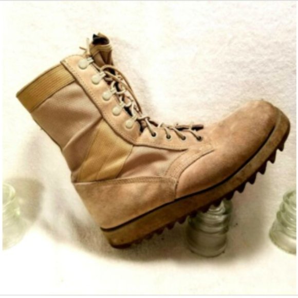 US Army Men\'s Military Boots Sz 7.5 W hot weather main image 7